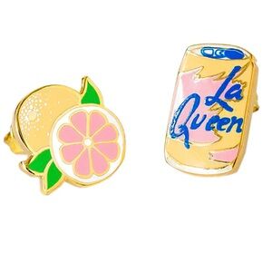 Yellow Owl Workshop La Queen/ La Croix Earrings